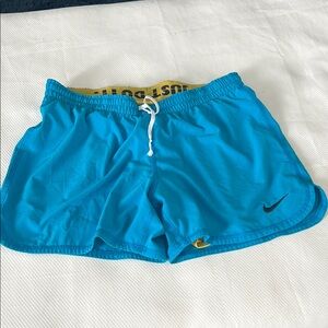 Womens Nike Blue Athletic Running Shorts